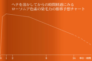 ヘナ染毛実験