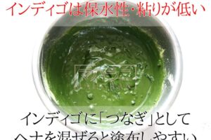 インディゴはぼそぼそする