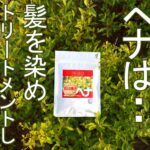 ヘナは髪を染め髪をトリートメントし洗う
