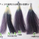 インディゴは長く染めても濃く染まったり、色持ちがよくなることはありません。